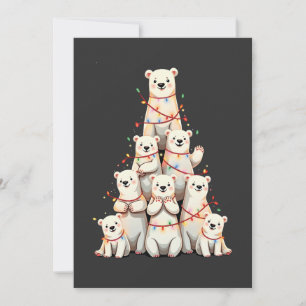 Polar Bear Julgran God jul Julafton Spara Datumet