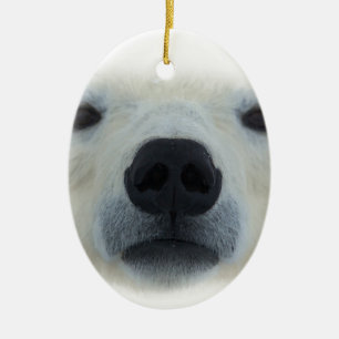 Polar Bear Julgransprydnad Keramik