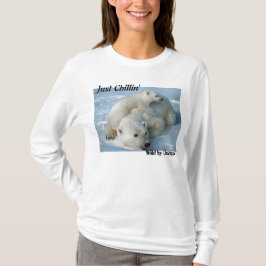 Polar Bear Just Chillins gåvor T Shirt