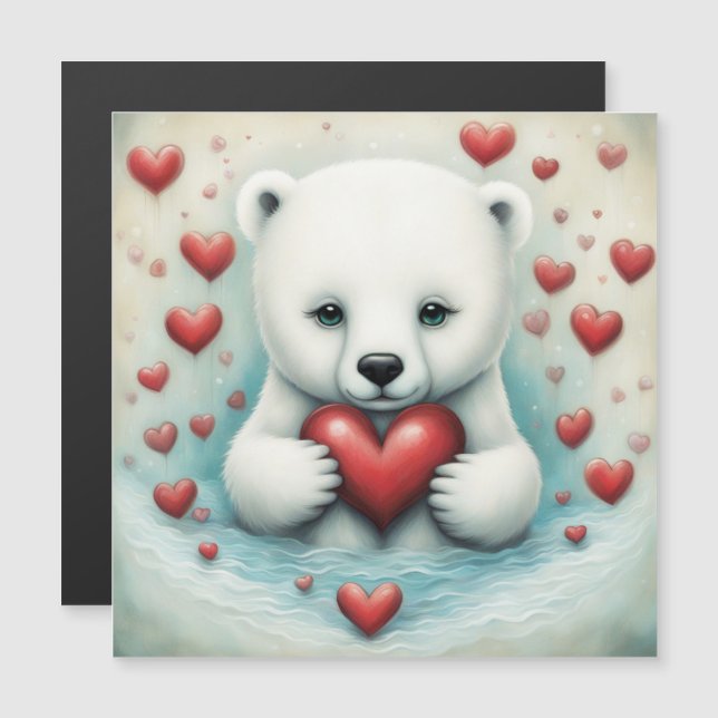 Polar Bear Kärlek 1 (Fram/baksida)