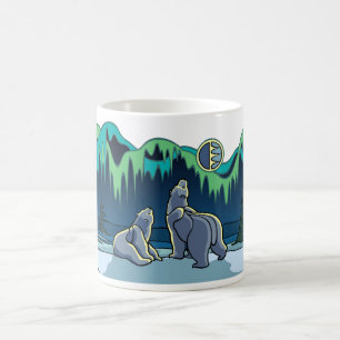 Polar Bear Kopp stam Bear Art Mugg Kopp Bear Gift