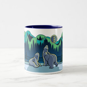 Polar Bear Kopp stam Bear Art Mugg Kopp Bear Gift