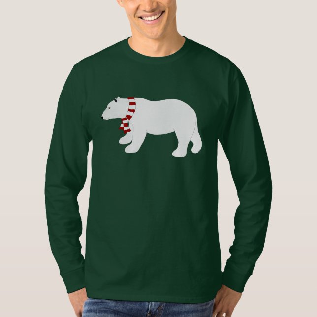 Polar Bear Långärmad Shirt T (Framsida)