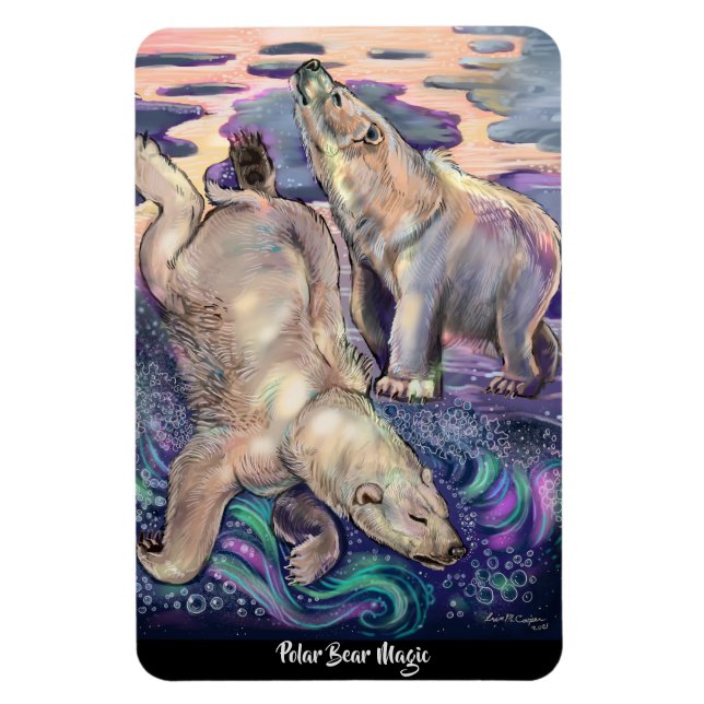 Polar Bear Magnet (Vertikal)