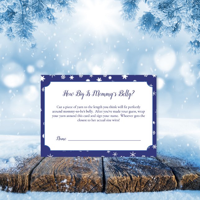Polar Bear Mamma Belly Storlek Baby Shower Game (Skapare uppladdad)