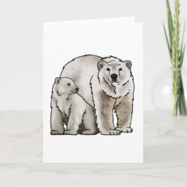 Polar Bear Mamma Card Kort