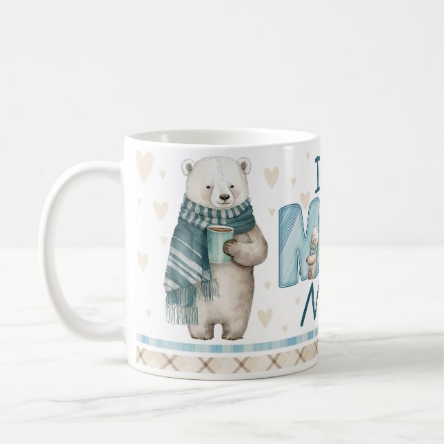 Polar Bear Mamma Mugg (Vänster)