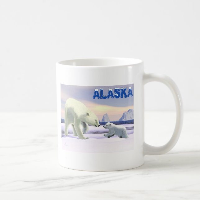Polar Bear - Mamma Nose Best Kaffemugg (Höger)