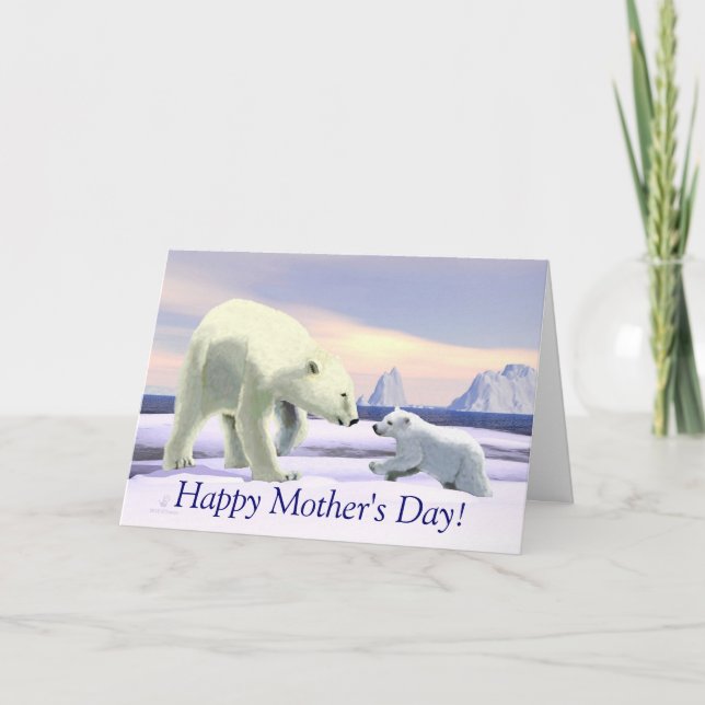 Polar Bear - Mamma Nose Best Kort (Framsida)