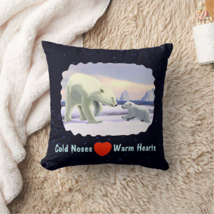 Polar Bear - Mamma Nose Best Kudde