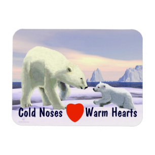 Polar Bear - Mamma Nose Best Magnet