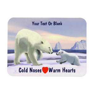 Polar Bear - Mamma Nose Best Magnet