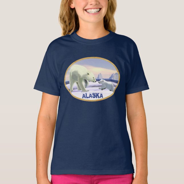 Polar Bear - Mamma Nose Best T Shirt (Framsida)