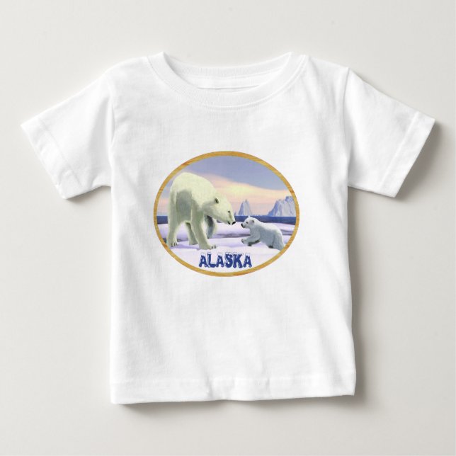 Polar Bear - Mamma Nose Best Tee Shirt (Framsida)