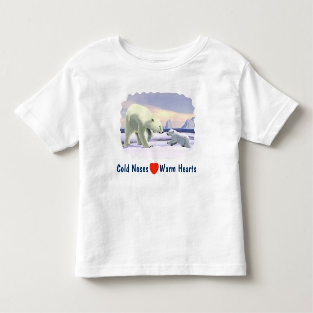 Polar Bear - Mamma Nose Best Tee Shirt (Framsida)
