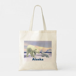 Polar Bear - Mamma Nose Best Tote Bag Tygkasse