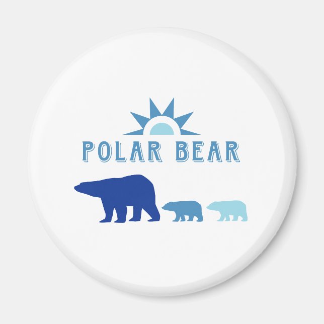 Polar Bear med Sol Magnet (Framsidan)