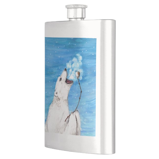 Polar Bear med tostad Marshmallow Fickplunta (Vänster)