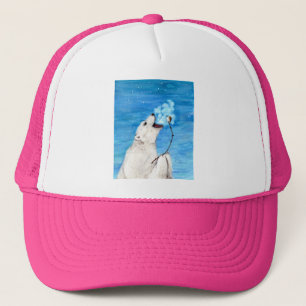 Polar Bear med tostad Marshmallow Truckerkeps