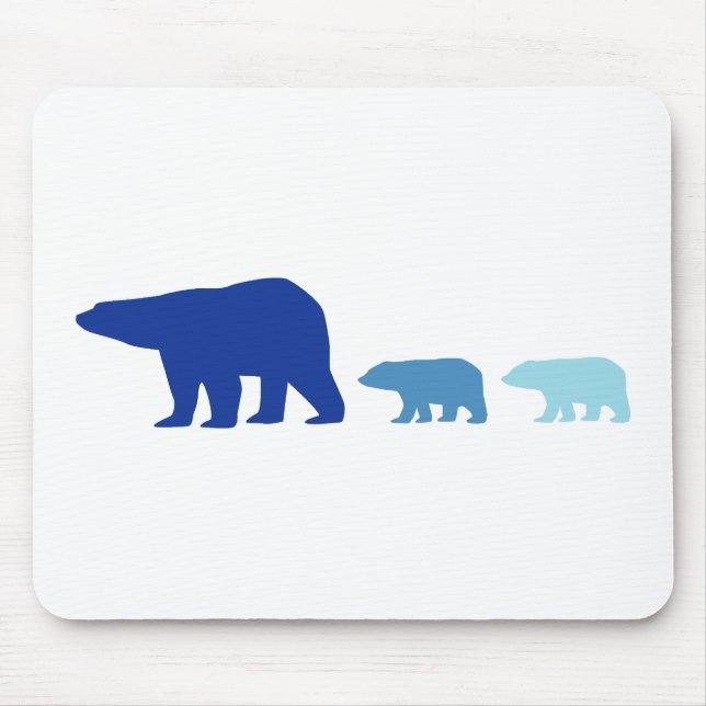 ’Polar Bear’ Mousepad Musmatta (Framsidan)