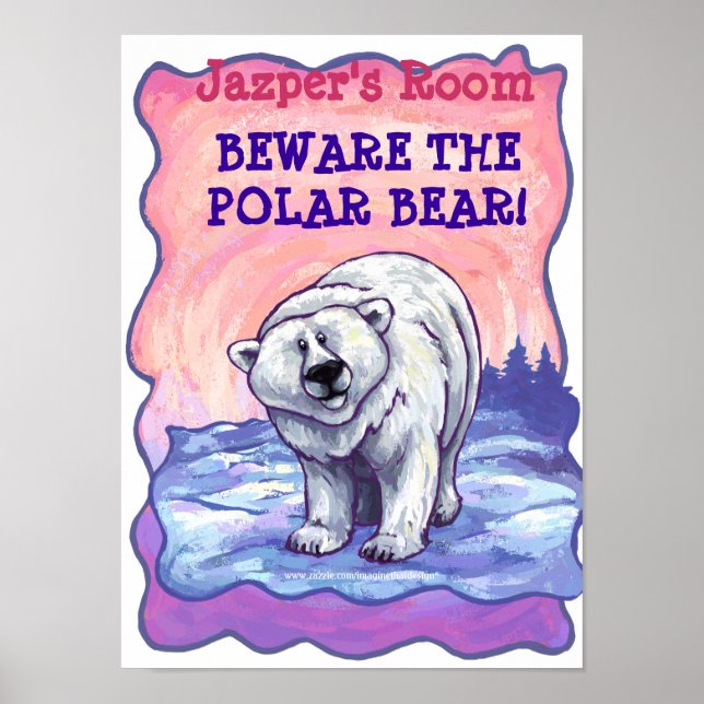 Polar Bear My Room Poster (Framsidan)