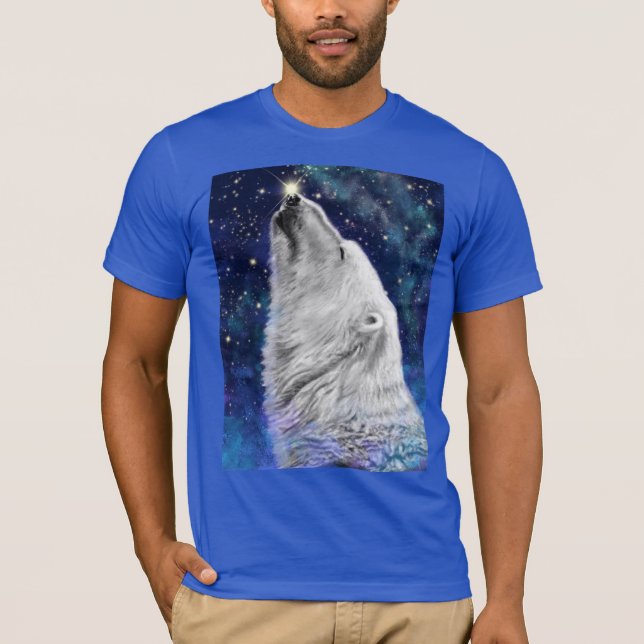 Polar Bear Night T-Shirt (Framsida)