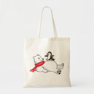Polar Bear och Penguin Tygkasse
