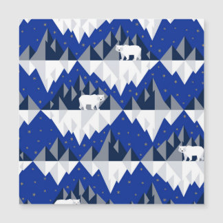 Polar Bear på Iceberg Seamless Mönster.