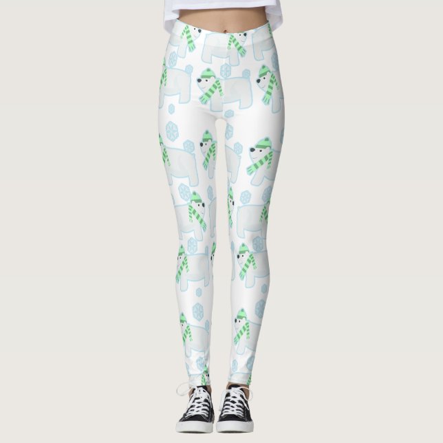 Polar Bear Palooza Leggings (Framsida)