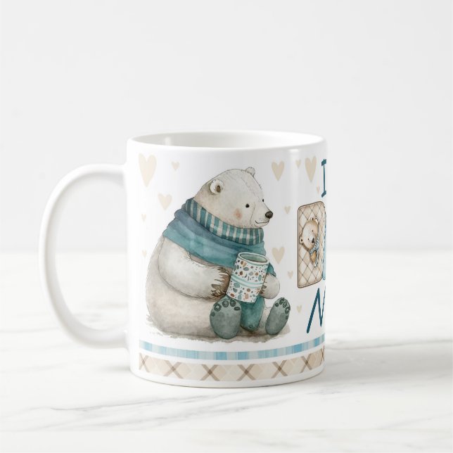 Polar Bear Pappa Mugg 11 oz (Vänster)