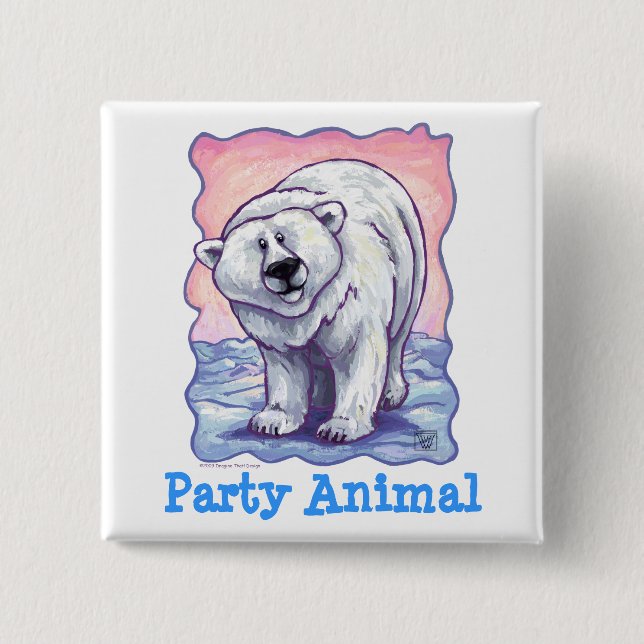 Polar Bear Party Center Knapp (Framsida)