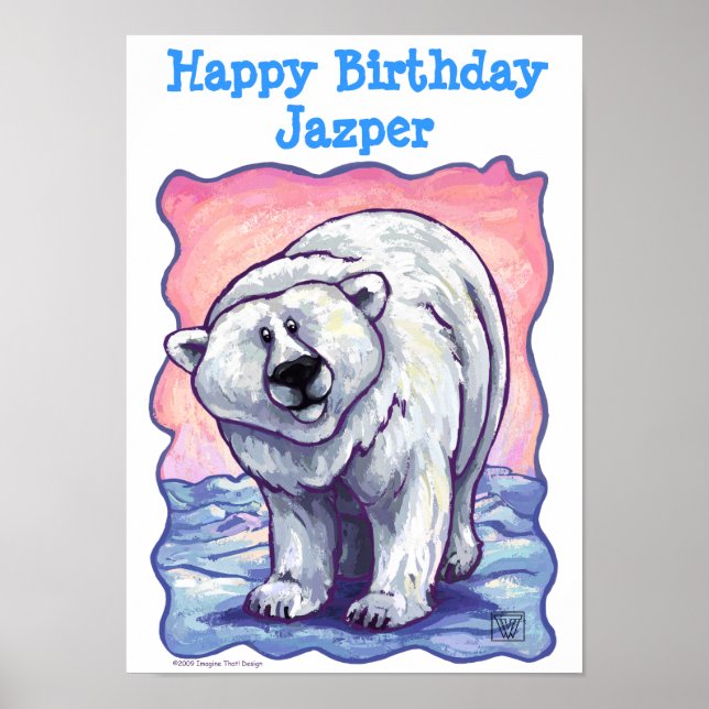 Polar Bear Party Center Poster (Framsidan)