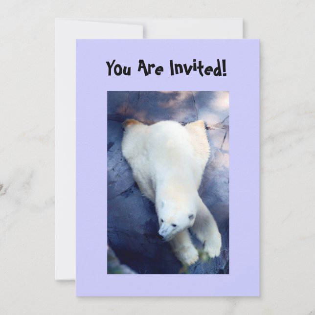 Polar Bear Party-inbjudan Inbjudningar (Framsida)