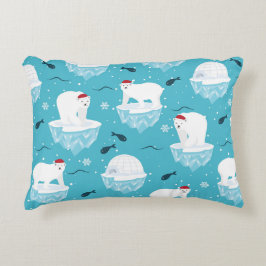 Polar Bear Party Prydnadskudde