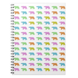 Polar Bear Pattern Anteckningsbok