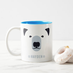 Polar Bear Personlig Namn-kaffe Mugg