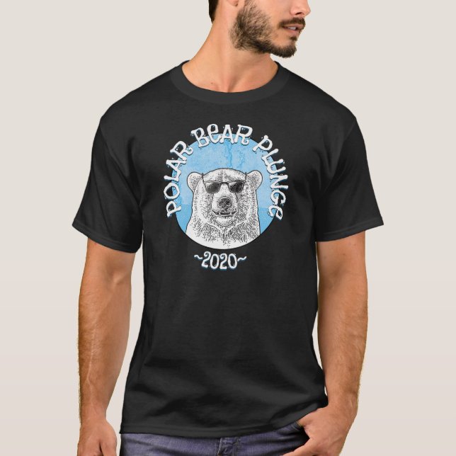 Polar Bear Plunge 2020 T Shirt (Framsida)