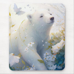 Polar Bear Porträtt Animal Painting Wildlife Free Musmatta