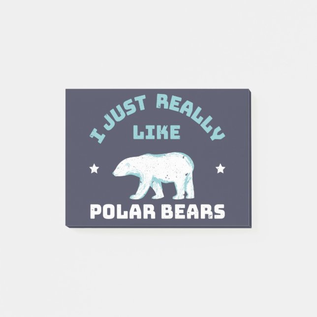 Polar Bear Post-it Block (Framsida)