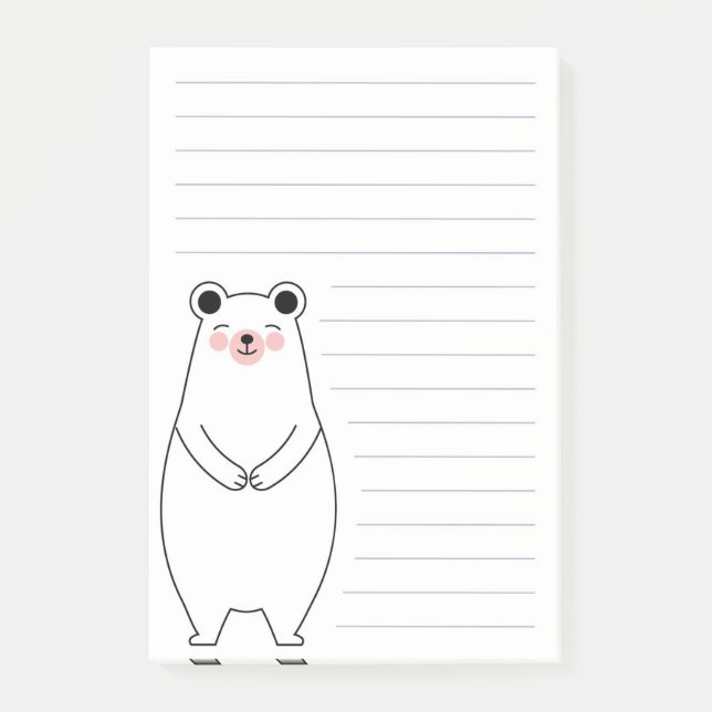Polar Bear Post-it Block (Framsida)