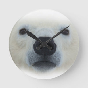 Polar Bear Rund Klocka