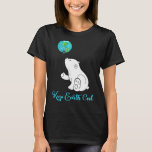 Polar Bear Shirt Earth Day Gift varje timme T