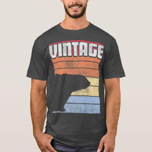 Polar Bear Shirt Retro Stil Vintage Manar Kvinnor T