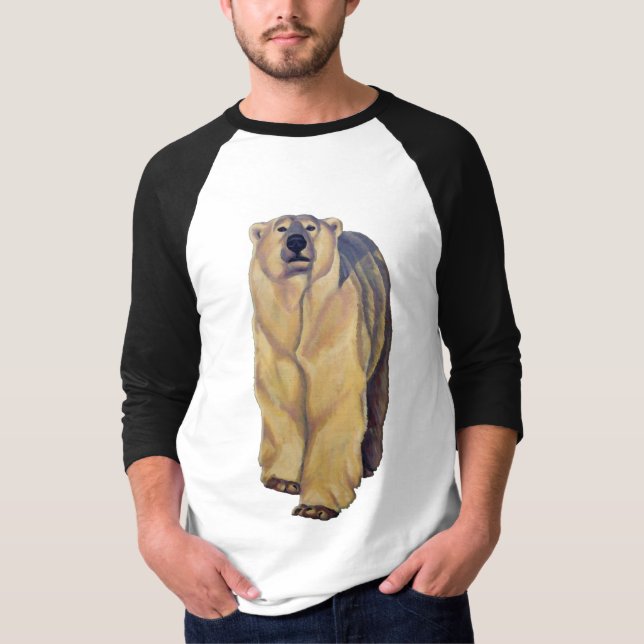 Polar Bear Shirts Polar Bear Art Baseball Jersey Tröja (Framsida)