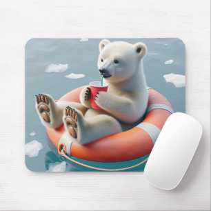 Polar Bear Sipping a Drink Musmatta