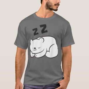 Polar Bear Sleeping Tired Arktis Ice Bear T Shirt
