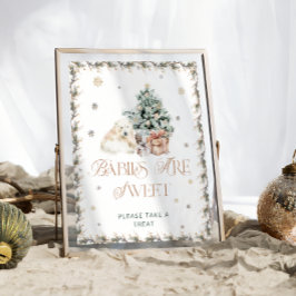 Polar Bear Spädbarn är Sweet Ta ett Behandlingen Poster