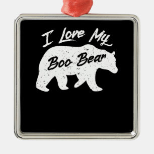 Polar Bear Spirit Bear Halloween Animal Lover Julgransprydnad Metall