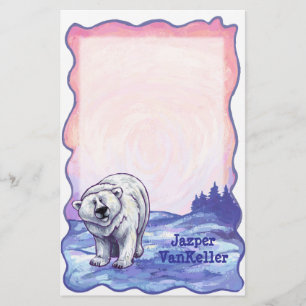 Polar Bear Stationery Brevpapper