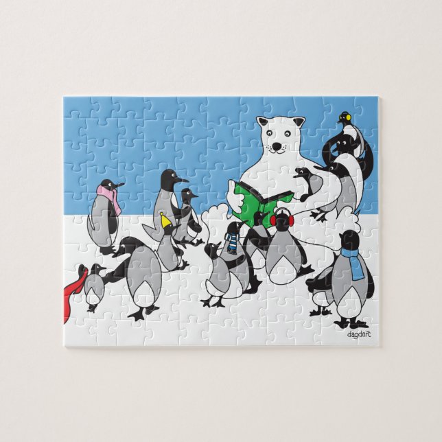 Polar Bear Story Puzzle Pussel (Horisontell)
